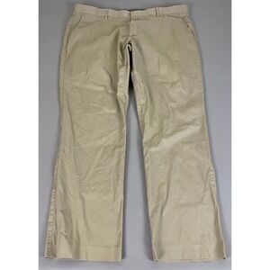 Murano Wardrobe Chino Pants Mens 42x34 Tan Essentials Khaki Stretch Cotton Twill